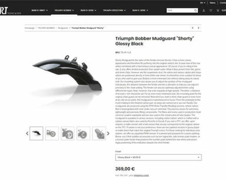 Чорний Тріумф Bobber, об'ємом двигуна 1.2 л та пробігом 1 тис. км за 20300 $, фото 20 на Automoto.ua