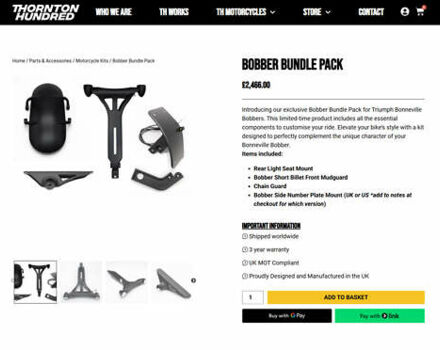 Чорний Тріумф Bobber, об'ємом двигуна 1.2 л та пробігом 1 тис. км за 20300 $, фото 23 на Automoto.ua