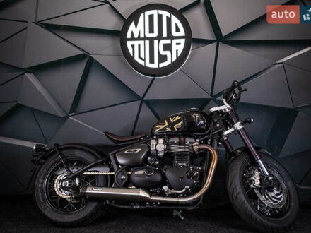 Триумф Bobber 2020 в Киеве на Automoto.ua Черный Триумф Bobber, объемом двигателя 1.2 л и пробегом 2 тыс. км за 19500 $, фото 1 на Automoto.ua