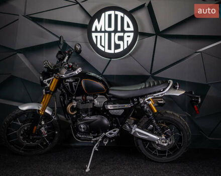 Черный Триумф Scrambler, объемом двигателя 1.2 л и пробегом 1 тыс. км за 15500 $, фото 3 на Automoto.ua