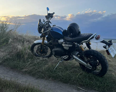 Синій Тріумф Scrambler, об'ємом двигуна 1.2 л та пробігом 10 тис. км за 14500 $, фото 12 на Automoto.ua