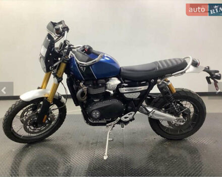 Синій Тріумф Scrambler, об'ємом двигуна 1.2 л та пробігом 10 тис. км за 14500 $, фото 8 на Automoto.ua