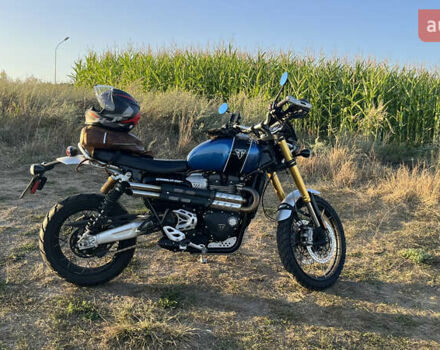 Синій Тріумф Scrambler, об'ємом двигуна 1.2 л та пробігом 10 тис. км за 14500 $, фото 11 на Automoto.ua