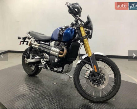 Синій Тріумф Scrambler, об'ємом двигуна 1.2 л та пробігом 10 тис. км за 14500 $, фото 7 на Automoto.ua