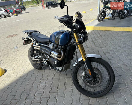 Синій Тріумф Scrambler, об'ємом двигуна 1.2 л та пробігом 10 тис. км за 14500 $, фото 4 на Automoto.ua