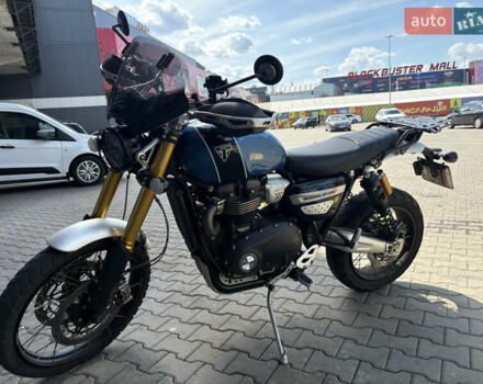 Синій Тріумф Scrambler, об'ємом двигуна 1.2 л та пробігом 10 тис. км за 14500 $, фото 6 на Automoto.ua