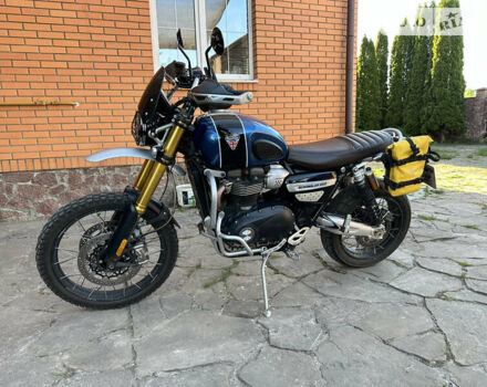 Синий Триумф Scrambler, объемом двигателя 0 л и пробегом 20 тыс. км за 13500 $, фото 10 на Automoto.ua