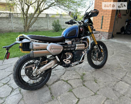 Синий Триумф Scrambler, объемом двигателя 0 л и пробегом 20 тыс. км за 13500 $, фото 8 на Automoto.ua