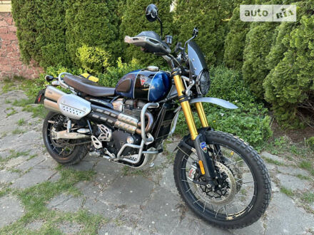 Синій Тріумф Scrambler, об'ємом двигуна 0 л та пробігом 20 тис. км за 13500 $, фото 1 на Automoto.ua