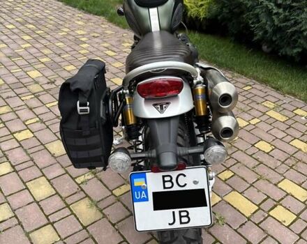 Зелений Тріумф Scrambler, об'ємом двигуна 1.2 л та пробігом 26 тис. км за 12900 $, фото 7 на Automoto.ua