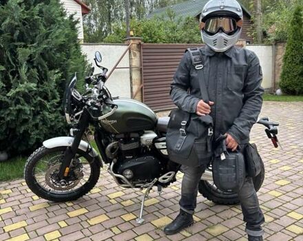 Зелений Тріумф Scrambler, об'ємом двигуна 1.2 л та пробігом 26 тис. км за 12900 $, фото 9 на Automoto.ua