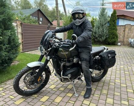 Зелений Тріумф Scrambler, об'ємом двигуна 1.2 л та пробігом 26 тис. км за 12900 $, фото 8 на Automoto.ua