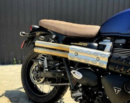 Синій Тріумф Street Scrambler, об'ємом двигуна 0.9 л та пробігом 13 тис. км за 10900 $, фото 1 на Automoto.ua