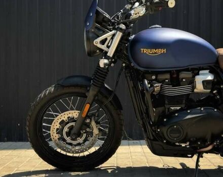 Синій Тріумф Street Scrambler, об'ємом двигуна 0.9 л та пробігом 13 тис. км за 10900 $, фото 7 на Automoto.ua