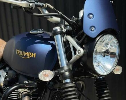 Синій Тріумф Street Scrambler, об'ємом двигуна 0.9 л та пробігом 13 тис. км за 10900 $, фото 5 на Automoto.ua