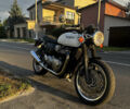 Белый Триумф Thruxton, объемом двигателя 1.2 л и пробегом 22 тыс. км за 12000 $, фото 7 на Automoto.ua