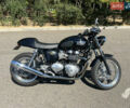 Черный Триумф Thruxton, объемом двигателя 0.87 л и пробегом 16 тыс. км за 6800 $, фото 2 на Automoto.ua