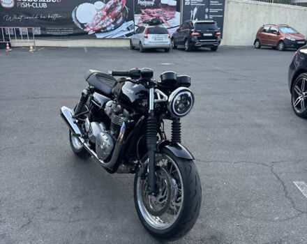 Черный Триумф Thruxton, объемом двигателя 1.2 л и пробегом 11 тыс. км за 9999 $, фото 14 на Automoto.ua