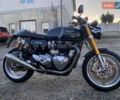 Черный Триумф Thruxton, объемом двигателя 1.2 л и пробегом 40 тыс. км за 12900 $, фото 1 на Automoto.ua