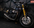 Черный Триумф Thruxton, объемом двигателя 1.2 л и пробегом 7 тыс. км за 19200 $, фото 1 на Automoto.ua