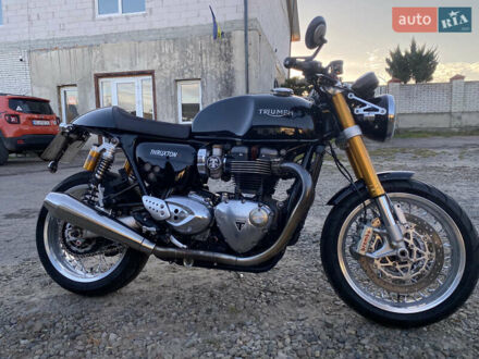 Триумф Thruxton 2016 в Львове на Automoto.ua Черный Триумф Thruxton, объемом двигателя 1.2 л и пробегом 40 тыс. км за 12900 $, фото 1 на Automoto.ua