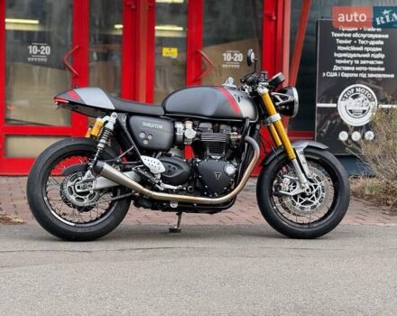 Серый Триумф Thruxton, объемом двигателя 0 л и пробегом 5 тыс. км за 16750 $, фото 4 на Automoto.ua