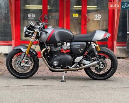 Серый Триумф Thruxton, объемом двигателя 0 л и пробегом 5 тыс. км за 16750 $, фото 12 на Automoto.ua