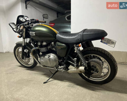 Зеленый Триумф Thruxton, объемом двигателя 0.9 л и пробегом 5 тыс. км за 9900 $, фото 3 на Automoto.ua