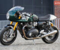 Зеленый Триумф Thruxton, объемом двигателя 1.2 л и пробегом 5 тыс. км за 16000 $, фото 1 на Automoto.ua