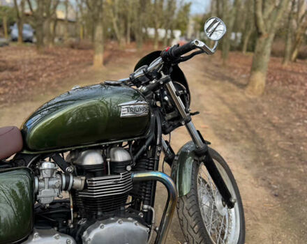 Зеленый Триумф Thruxton, объемом двигателя 0.89 л и пробегом 6 тыс. км за 8200 $, фото 3 на Automoto.ua