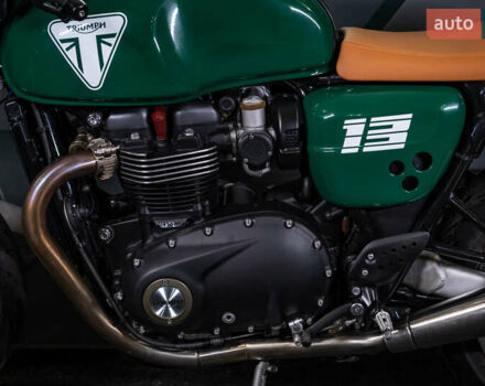 Зеленый Триумф Thruxton, объемом двигателя 0 л и пробегом 1 тыс. км за 12000 $, фото 10 на Automoto.ua