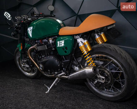 Зеленый Триумф Thruxton, объемом двигателя 0 л и пробегом 1 тыс. км за 12000 $, фото 4 на Automoto.ua