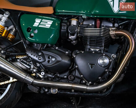Зеленый Триумф Thruxton, объемом двигателя 0 л и пробегом 1 тыс. км за 12000 $, фото 7 на Automoto.ua