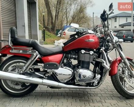 Красный Триумф Thunderbird 1600, объемом двигателя 1.6 л и пробегом 50 тыс. км за 9200 $, фото 2 на Automoto.ua