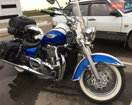 Синий Триумф Thunderbird 1600, объемом двигателя 1.6 л и пробегом 19 тыс. км за 9000 $, фото 1 на Automoto.ua