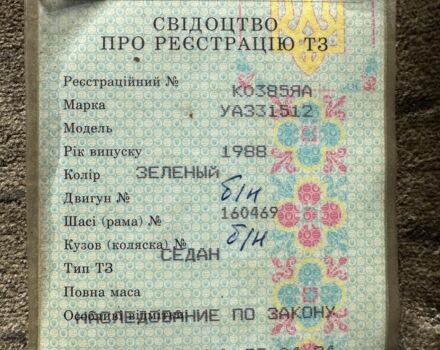 Зеленый УАЗ 31512, объемом двигателя 2.4 л и пробегом 80 тыс. км за 1100 $, фото 12 на Automoto.ua