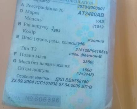 Жовтий УАЗ 469, об'ємом двигуна 0 л та пробігом 200 тис. км за 2400 $, фото 13 на Automoto.ua