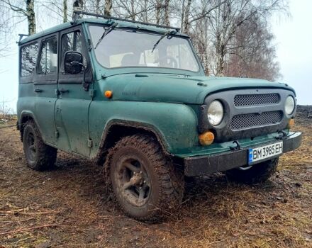 Зеленый УАЗ 469, объемом двигателя 2.4 л и пробегом 100 тыс. км за 2500 $, фото 1 на Automoto.ua