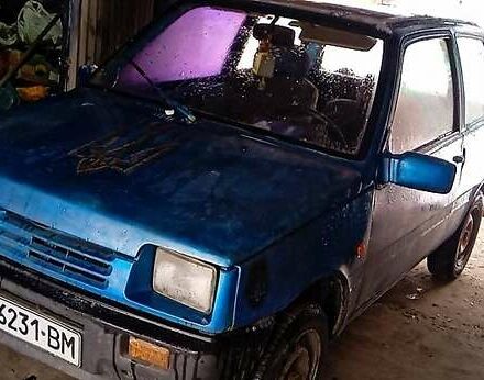 Синий ВАЗ 1111 Ока, объемом двигателя 0.8 л и пробегом 90 тыс. км за 1000 $, фото 1 на Automoto.ua