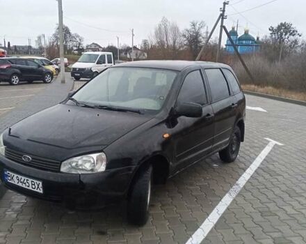 Черный ВАЗ 1117 Калина, объемом двигателя 1.6 л и пробегом 204 тыс. км за 2750 $, фото 2 на Automoto.ua