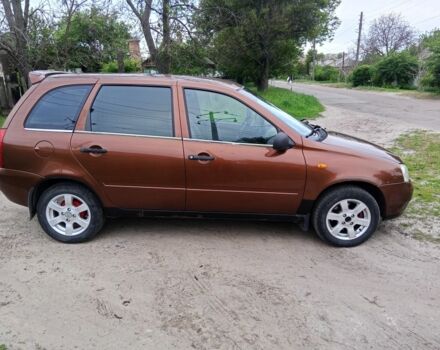 Коричневый ВАЗ 1117 Калина, объемом двигателя 1.4 л и пробегом 312 тыс. км за 2300 $, фото 4 на Automoto.ua