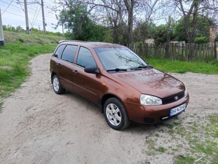 Коричневый ВАЗ 1117 Калина, объемом двигателя 1.4 л и пробегом 312 тыс. км за 2300 $, фото 1 на Automoto.ua