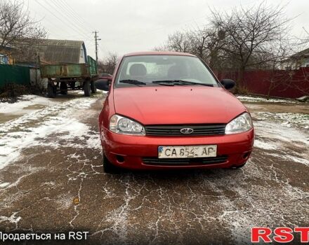 Красный ВАЗ 1117 Калина, объемом двигателя 16 л и пробегом 186 тыс. км за 1900 $, фото 1 на Automoto.ua