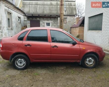 Красный ВАЗ 1117 Калина, объемом двигателя 1.6 л и пробегом 260 тыс. км за 1900 $, фото 1 на Automoto.ua