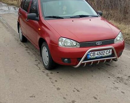 Красный ВАЗ 1117 Калина, объемом двигателя 1.6 л и пробегом 154 тыс. км за 3600 $, фото 1 на Automoto.ua