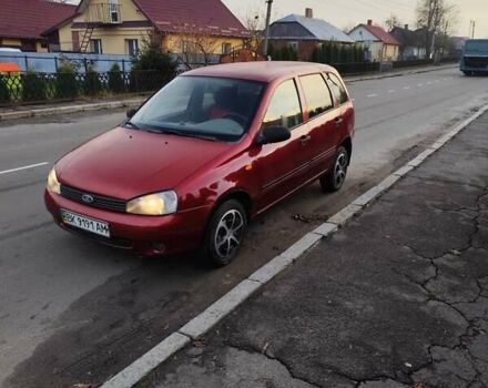 Красный ВАЗ 1117 Калина, объемом двигателя 1.6 л и пробегом 250 тыс. км за 1650 $, фото 2 на Automoto.ua