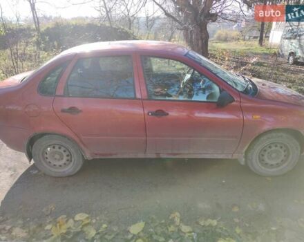 Красный ВАЗ 1117 Калина, объемом двигателя 1.4 л и пробегом 196 тыс. км за 1250 $, фото 1 на Automoto.ua