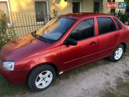 Красный ВАЗ 1117 Калина, объемом двигателя 1.6 л и пробегом 180 тыс. км за 2000 $, фото 1 на Automoto.ua