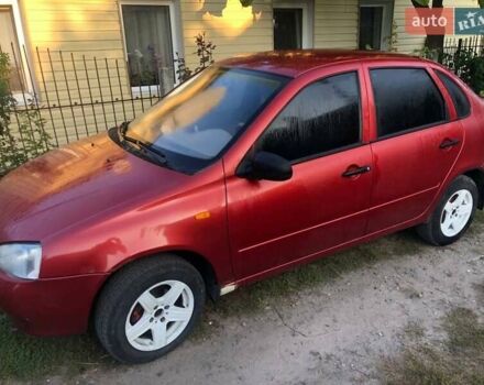 Красный ВАЗ 1117 Калина, объемом двигателя 1.6 л и пробегом 180 тыс. км за 2000 $, фото 1 на Automoto.ua