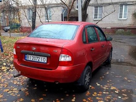 Красный ВАЗ 1117 Калина, объемом двигателя 1.6 л и пробегом 124 тыс. км за 2800 $, фото 1 на Automoto.ua